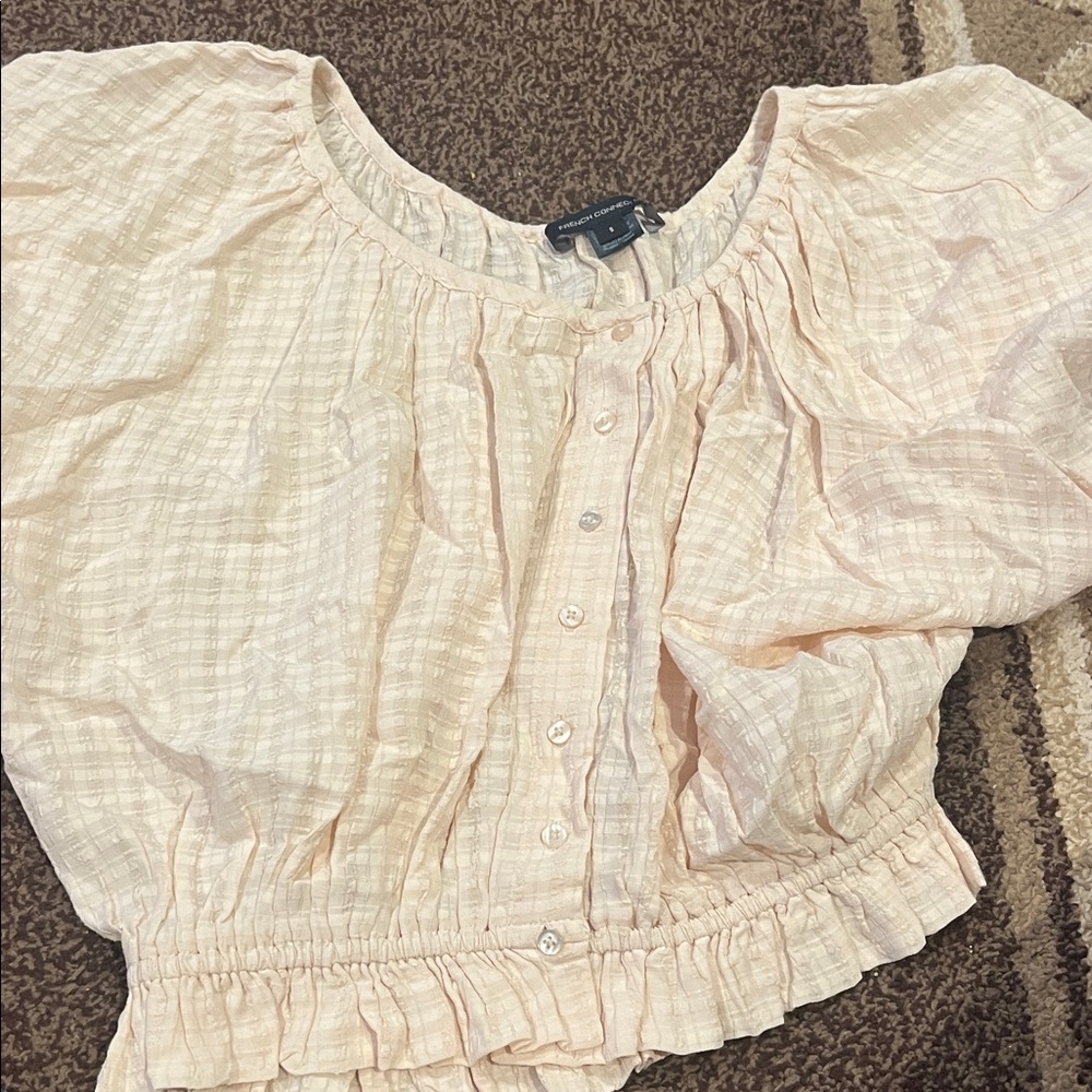 French Connection Textured Blouse